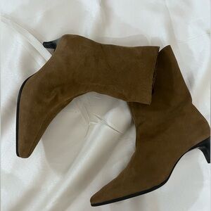 Zara Brown Ankle Boots